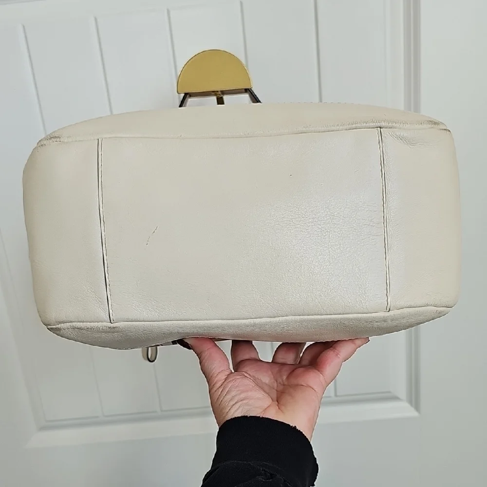Coach 2013 Muticolor Part Op Ast Satin and Leather Carrie Tote